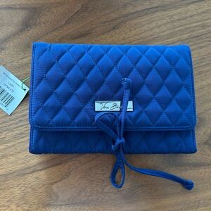 *NWT* Vera Bradley All Wrapped Up Jewelry Roll - Lapis Blue